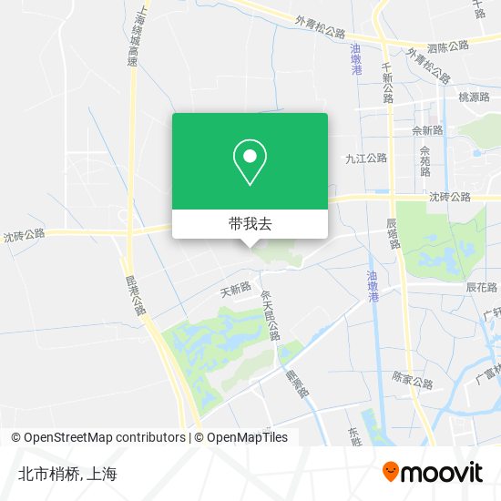 北市梢桥地图