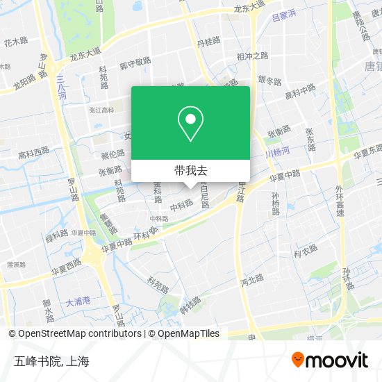 五峰书院地图