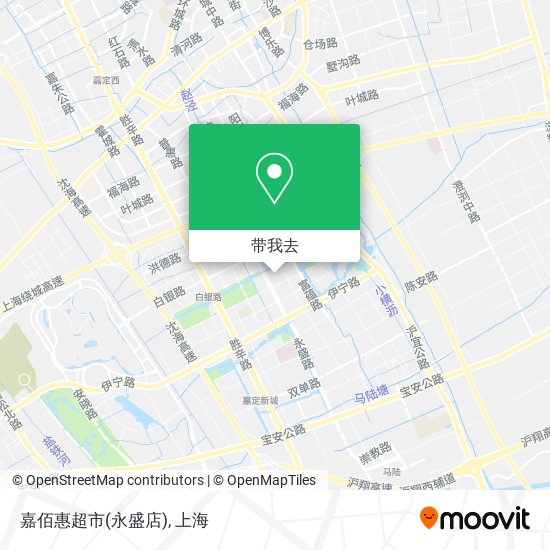 嘉佰惠超市(永盛店)地图