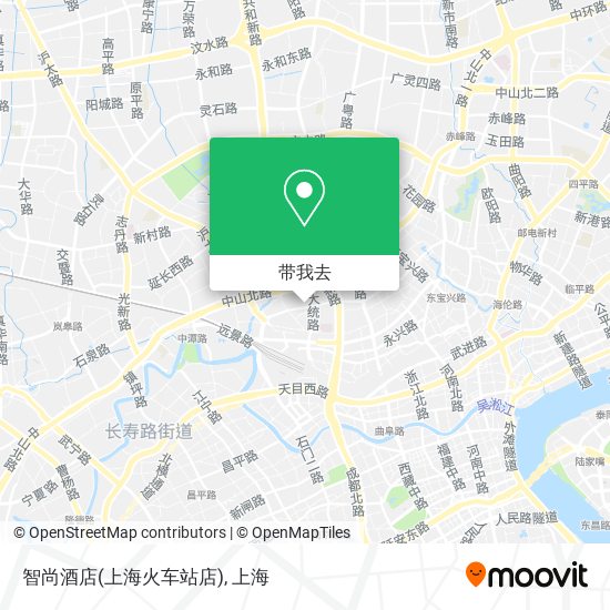 智尚酒店(上海火车站店)地图