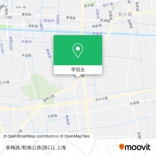 泰梅路/航南公路(路口)地图