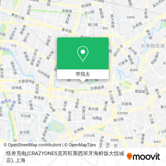 怪兽充电(CRAZYONES克芮旺斯西班牙海鲜饭大悦城店)地图