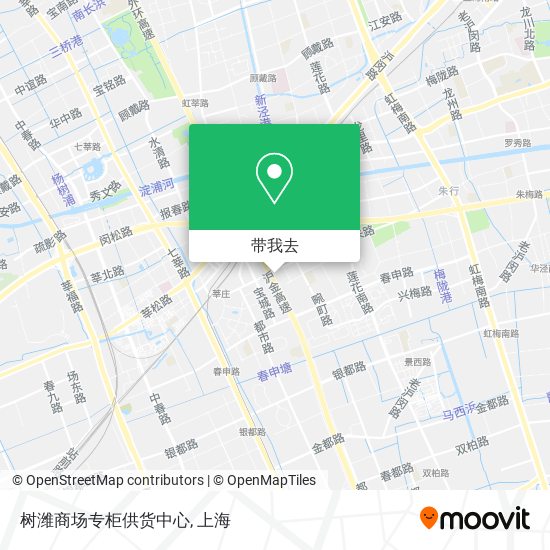 树潍商场专柜供货中心地图