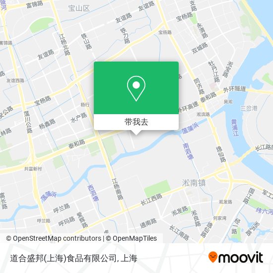 道合盛邦(上海)食品有限公司地图