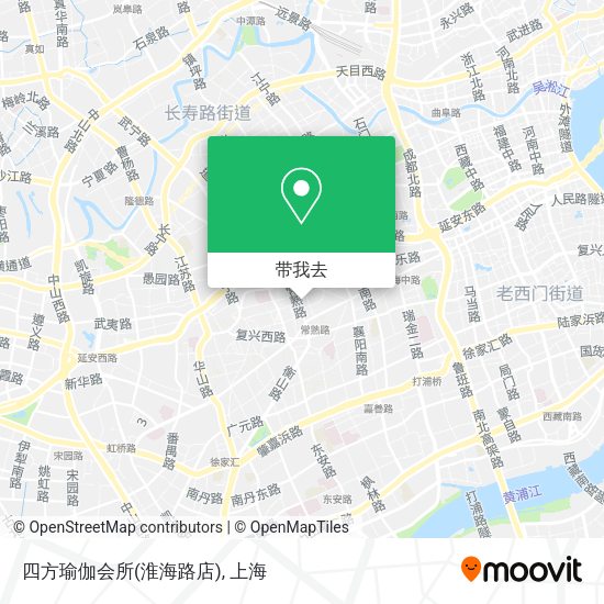 四方瑜伽会所(淮海路店)地图