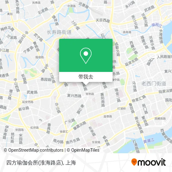 四方瑜伽会所(淮海路店)地图