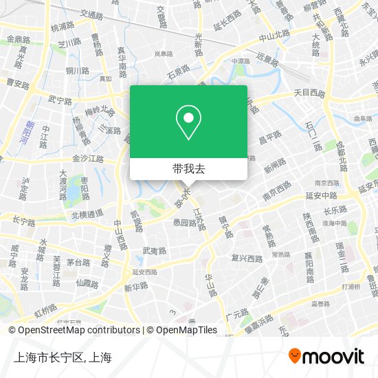 上海市长宁区地图
