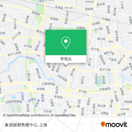 象源丽都售楼中心地图