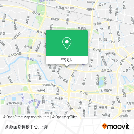象源丽都售楼中心地图
