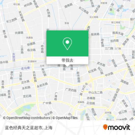 蓝色经典天之蓝超市地图