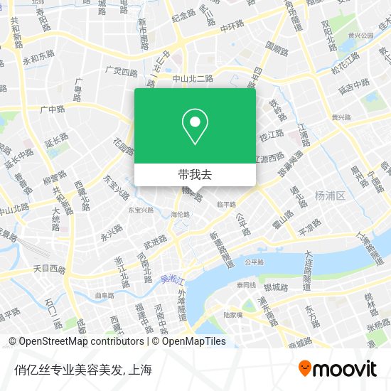 俏亿丝专业美容美发地图