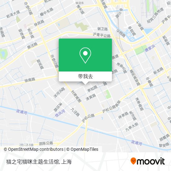 猫之宅猫咪主题生活馆地图