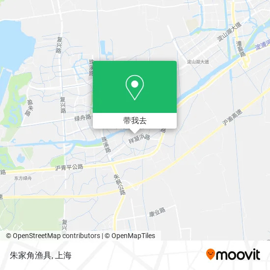 朱家角渔具地图