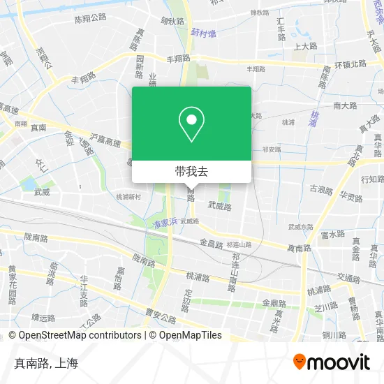 真南路地图