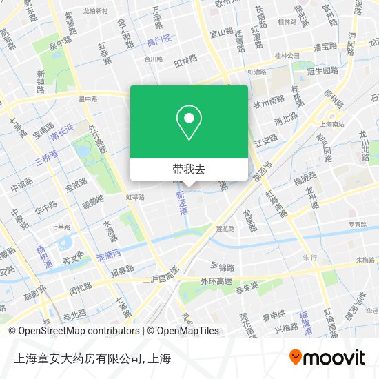 上海童安大药房有限公司地图
