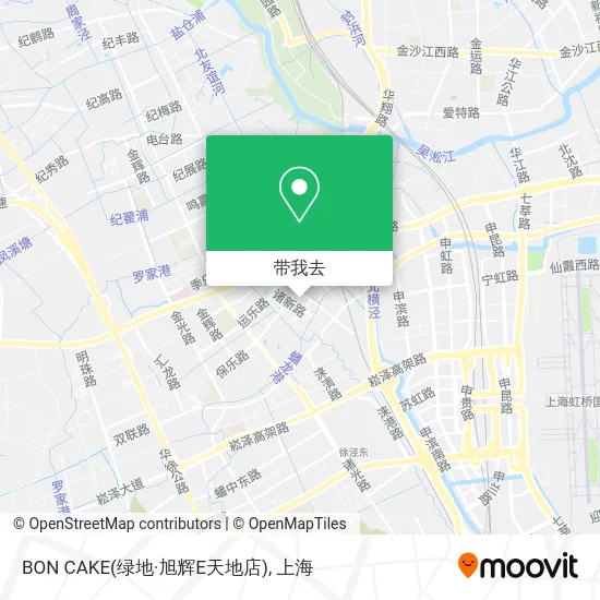 BON CAKE(绿地·旭辉E天地店)地图