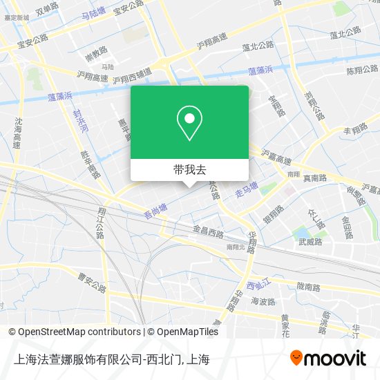 上海法萱娜服饰有限公司-西北门地图