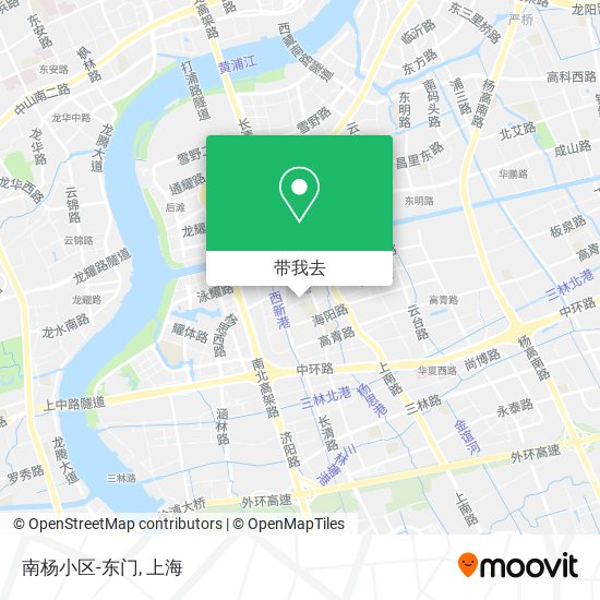 南杨小区-东门地图