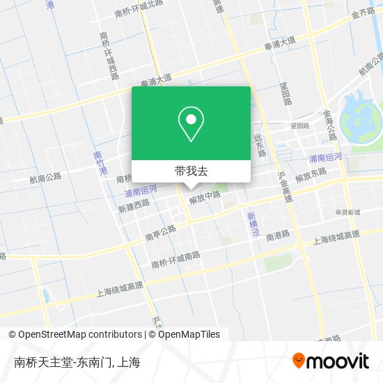 南桥天主堂-东南门地图