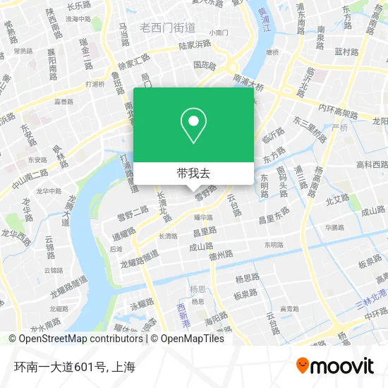 环南一大道601号地图