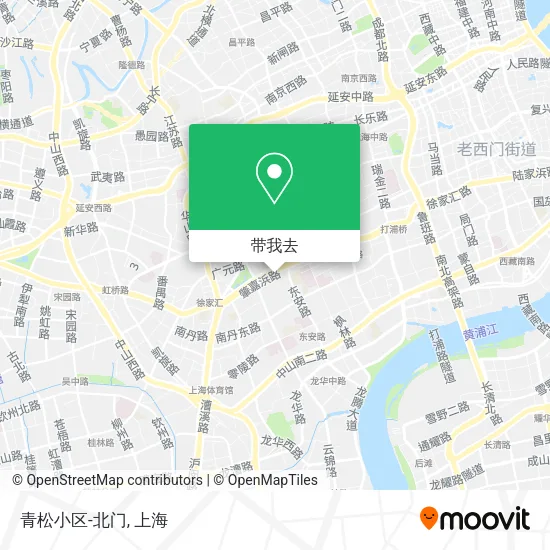 青松小区-北门地图