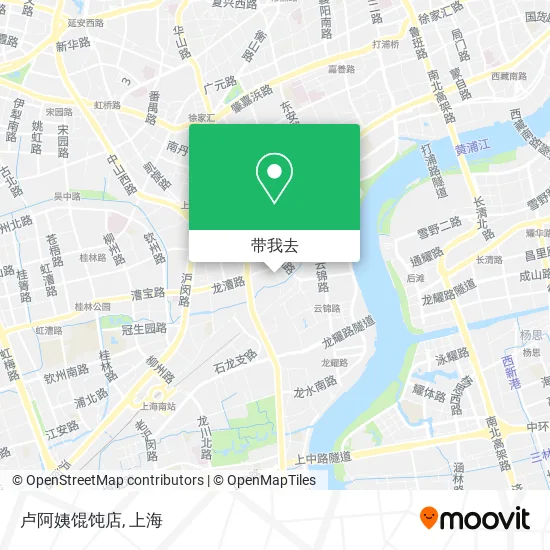 卢阿姨馄饨店地图