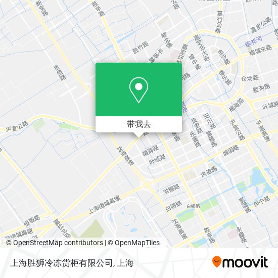 上海胜狮冷冻货柜有限公司地图