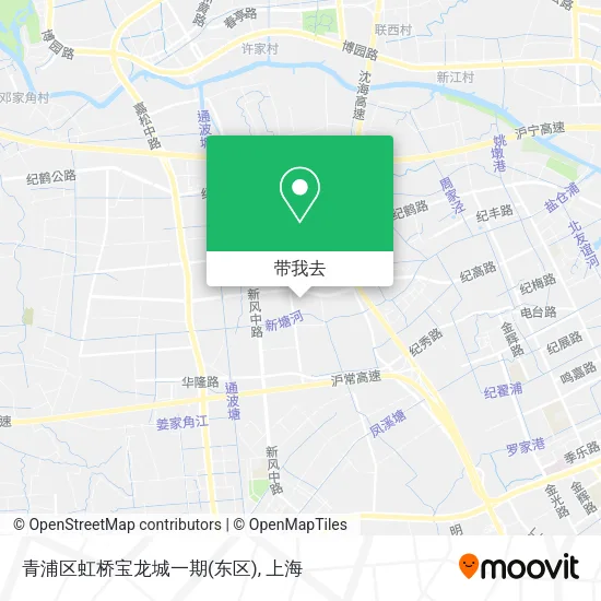 青浦区虹桥宝龙城一期(东区)地图