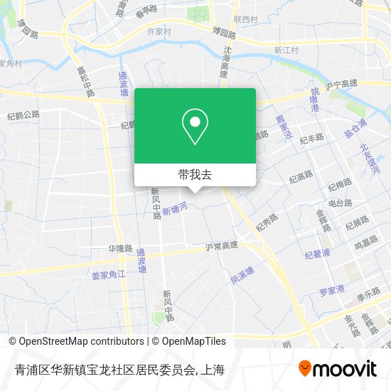 青浦区华新镇宝龙社区居民委员会地图