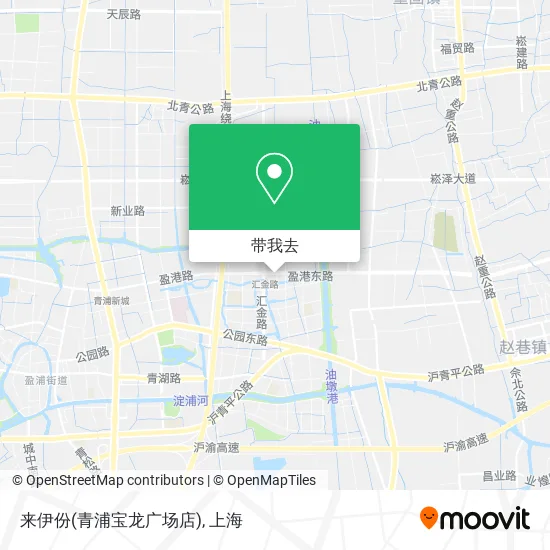 来伊份(青浦宝龙广场店)地图