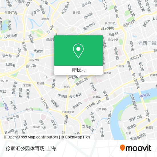 徐家汇公园体育场地图