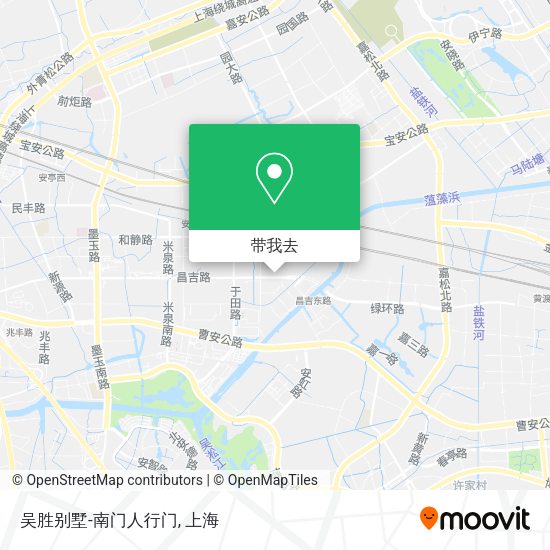 吴胜别墅-南门人行门地图