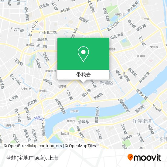 蓝蛙(宝地广场店)地图