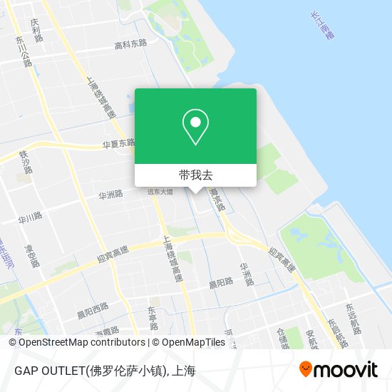 GAP OUTLET(佛罗伦萨小镇)地图