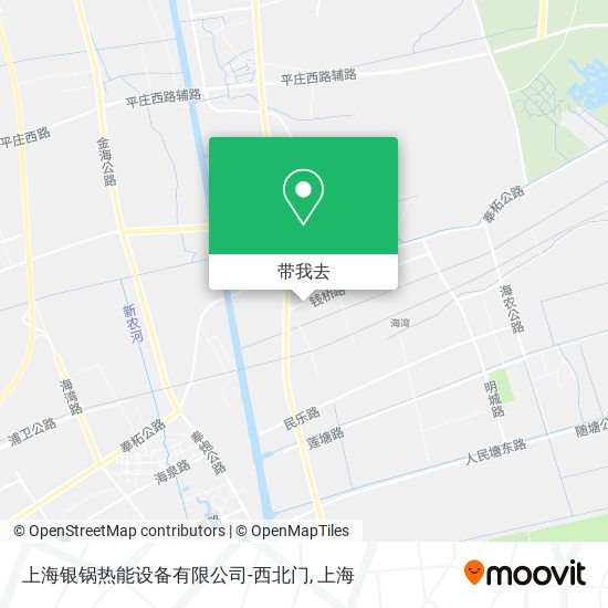 上海银锅热能设备有限公司-西北门地图