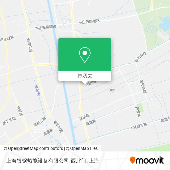 上海银锅热能设备有限公司-西北门地图