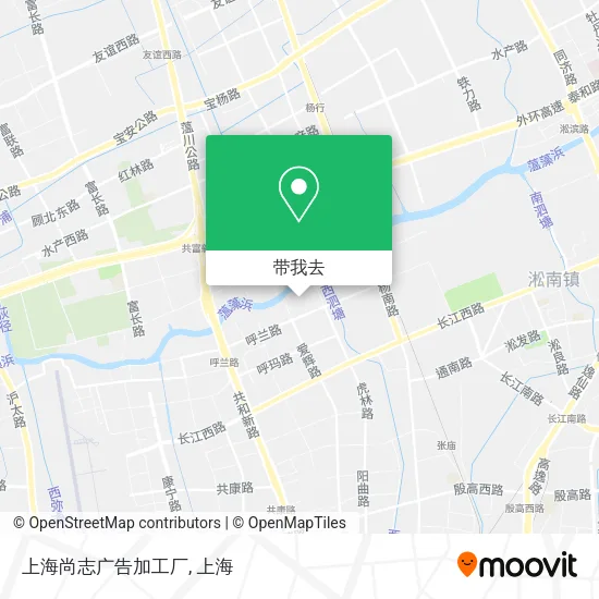 上海尚志广告加工厂地图