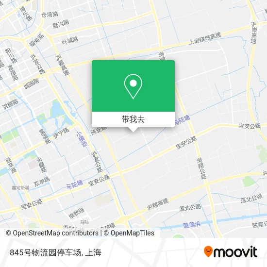 845号物流园停车场地图