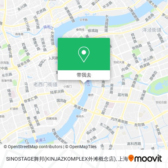 SINOSTAGE舞邦(KINJAZKOMPLEX外滩概念店)地图