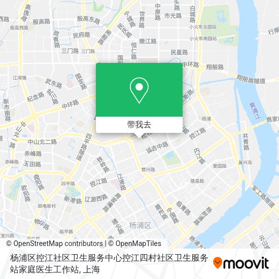 杨浦区控江社区卫生服务中心控江四村社区卫生服务站家庭医生工作站地图