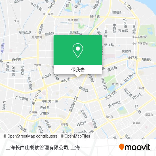 上海长白山餐饮管理有限公司地图