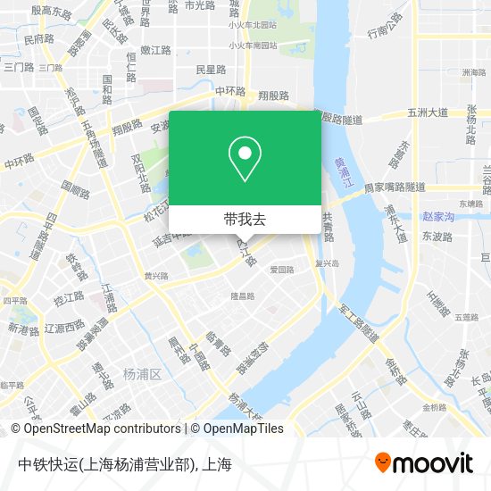 中铁快运(上海杨浦营业部)地图