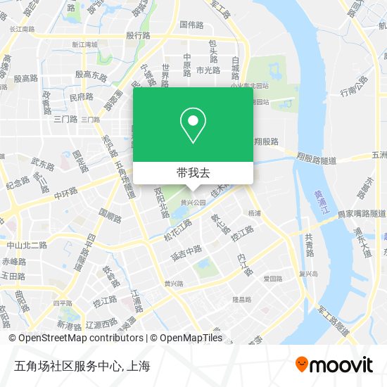 五角场社区服务中心地图