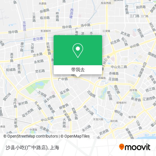 沙县小吃(广中路店)地图