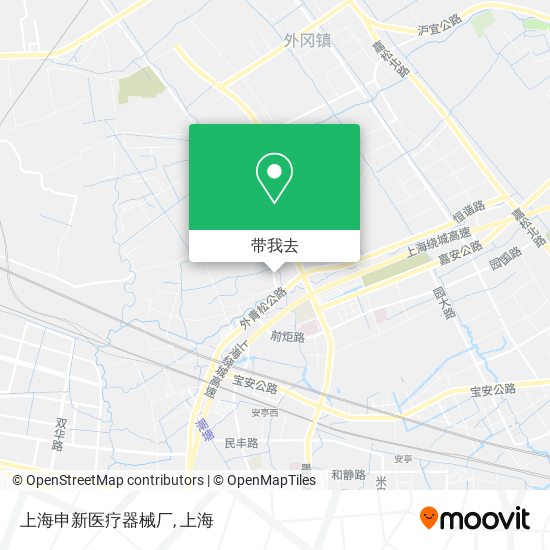 上海申新医疗器械厂地图