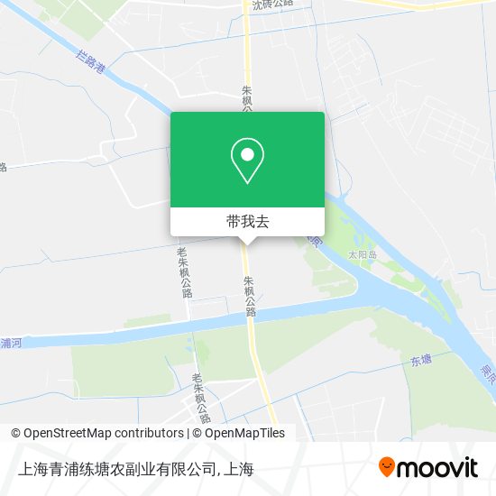 上海青浦练塘农副业有限公司地图
