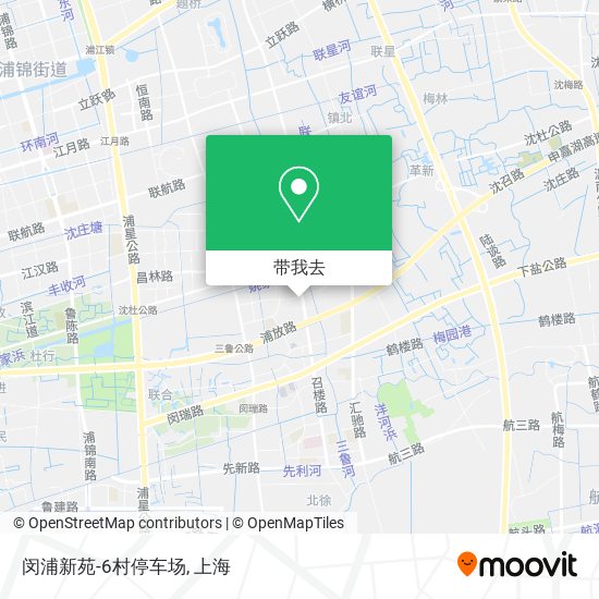 闵浦新苑-6村停车场地图