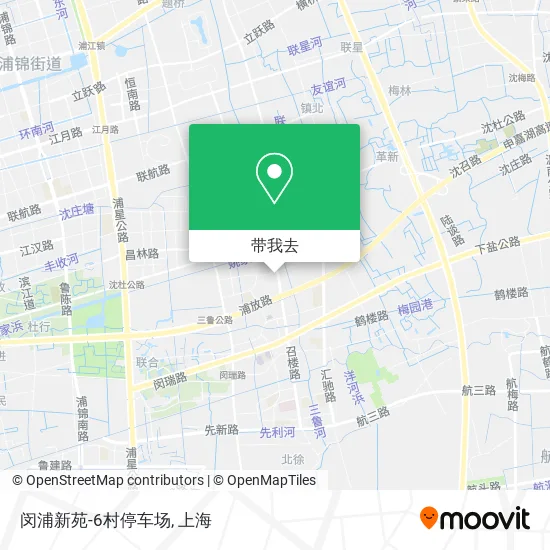 闵浦新苑-6村停车场地图