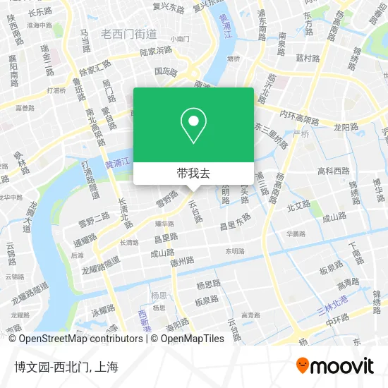 博文园-西北门地图