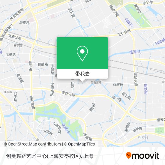 翎曼舞蹈艺术中心(上海安亭校区)地图